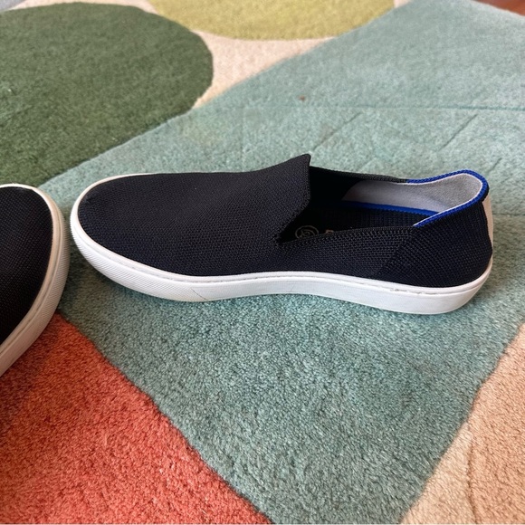Rothy's The Original Slip On Sneaker in Black Woven Knit Slip Ons Size 5.5 EUC - Picture 12 of 15